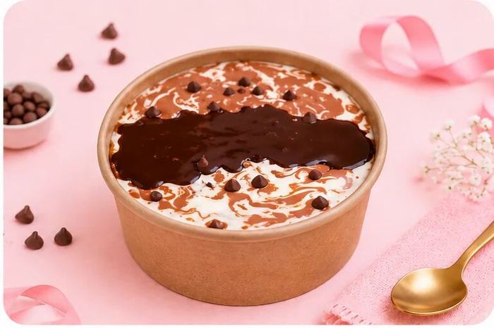 Triple Chocolate Bowl Cake