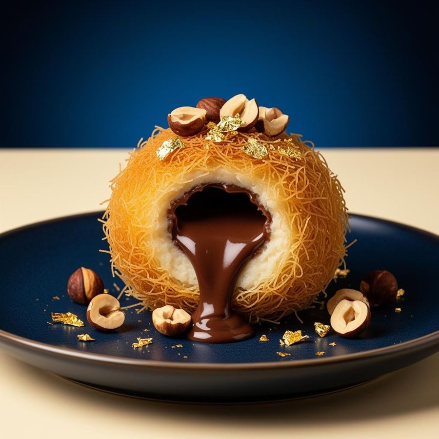 Kunafa Cheese Bomb — Nutella