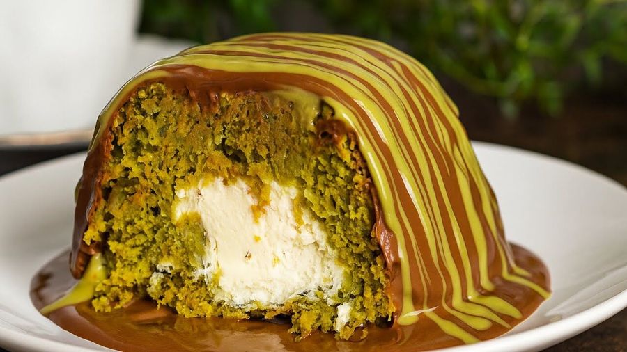 Kunafa Cheese Bomb — Pistachio